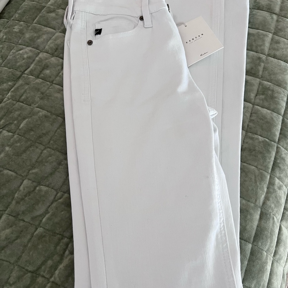 NWT KanCan White Denim Jeans Bootcut